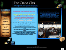 Tablet Screenshot of crabsclaw.com